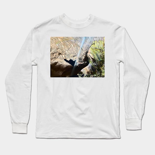 The Soothing Larch Long Sleeve T-Shirt by PsyCave